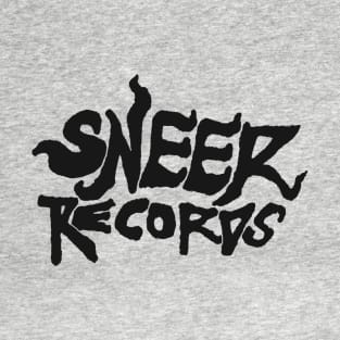 Sneer Records Black Logo T-Shirt